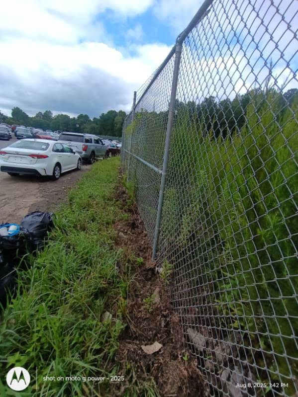 Interior cabinet hardware repair detail